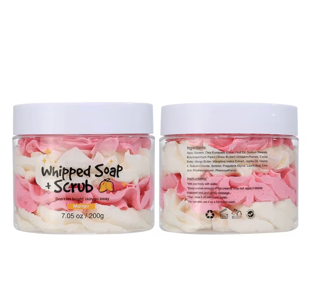 Mango Whipped Soap + Scrub