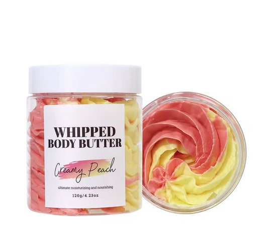 🍑 Whipped Body Butter - Creamy Peach