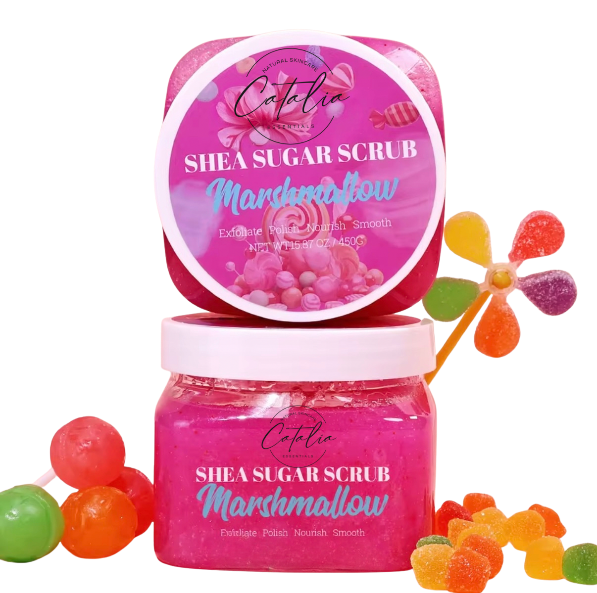 Marshmallow Shea Butter Sugar Scrub